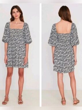 faithfull the brand lovita mini dress NWT Faithfull The Brand Size 10 Marigold Lovita Mini Dress Canaria Floral